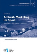 Cover: Ambush Marketing im Sport - Erich Schmidt Verlag