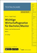 Cover: Wichtige Wirtschaftsgesetze f&uuml;r Bachelor/Master, Band 2 - NWB