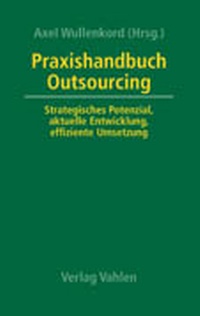 Enlarge image Cover: Praxishandbuch Outsourcing - Vahlen