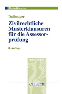 Enlarge image Cover: Zivilrechtliche Musterklausuren für die Assessorprüfung - C.H.BECK