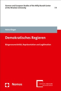 Enlarge image Cover: Demokratisches Regieren - Nomos