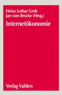 Enlarge image Cover: Internetökonomie - Vahlen