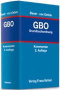 Cover: Grundbuchordnung: GBO - Vahlen