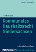Cover: Kommunales Haushaltsrecht Niedersachsen - Deutscher Gemeindeverlag