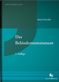 Cover: Das Behindertentestament - Deutscher Notarverlag