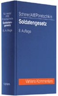 Cover: Soldatengesetz - Vahlen