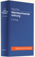 Cover: Wehrbeschwerdeordnung - Vahlen