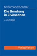 Abbildung von: Die Berufung in Zivilsachen - Vahlen