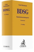 Cover: Bundesdatenschutzgesetz: BDSG - C.H.BECK