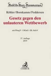 Abbildung von: Gesetz gegen den unlauteren Wettbewerb: UWG mit PAngV, UKlaG, DL-InfoV - C.H.BECK