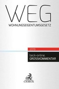 Cover: WEG: Wohnungseigentumsgesetz - C.H.BECK