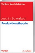 Cover: Produktionstheorie - Vahlen