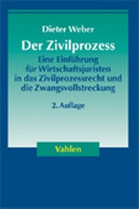 Abbildung von: Der Zivilprozess - Vahlen