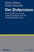 Abbildung von: Der Zivilprozess - Vahlen