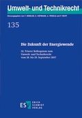 Cover: Die Zukunft der Energiewende - Erich Schmidt Verlag
