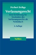 Cover: Verfassungsrecht - Vahlen
