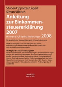 Abbildung von: Anleitung zur Einkommensteuererklärung 2007 - Schäffer-Poeschel