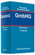 Cover: Gesetz betreffend die Gesellschaften mit beschr&auml;nkter Haftung: GmbHG - Vahlen