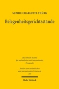 Abbildung von: Belegenheitsgerichtsstände - Mohr Siebeck