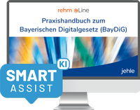 Enlarge image Cover: Praxishandbuch zum Bayerischen Digitalgesetz (BayDiG) online - Jehle