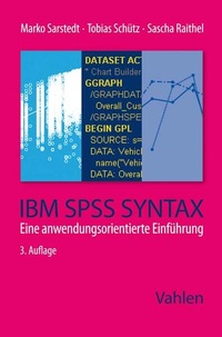 Enlarge image Cover: IBM SPSS Syntax - Vahlen