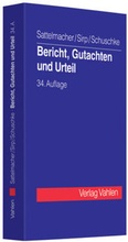 Cover: Bericht, Gutachten und Urteil - Vahlen