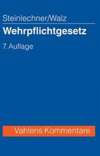 Enlarge image Cover: Wehrpflichtgesetz - Vahlen