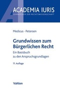 Cover: Grundwissen zum B&uuml;rgerlichen Recht - Vahlen