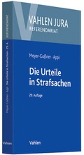 Cover: Die Urteile in Strafsachen - Vahlen