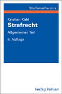 Enlarge image Cover: Strafrecht - Allgemeiner Teil - Vahlen