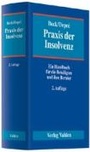 Cover: Praxis der Insolvenz - Vahlen