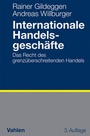 Cover: Internationale Handelsgeschäfte - Vahlen