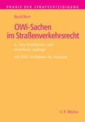 Cover: OWi-Sachen im Stra&szlig;enverkehrsrecht - C.F. M&uuml;ller