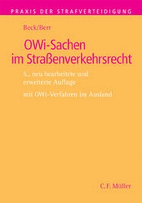 Abbildung von: OWi-Sachen im Straßenverkehrsrecht - C.F. Müller