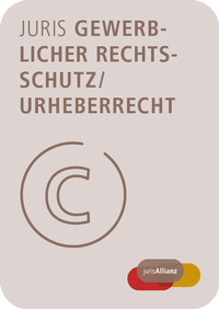 Abbildung von: juris Gewerblicher Rechtsschutz / Urheberrecht - Juris