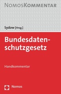 Cover: Bundesdatenschutzgesetz - Nomos