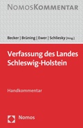 Cover: Verfassung des Landes Schleswig-Holstein - Nomos