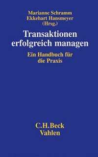 Abbildung von: Transaktionen erfolgreich managen - Vahlen