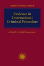 Cover: Evidence in International Criminal Procedure - Nomos