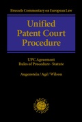 Cover: Unified Patent Court Procedure - Nomos