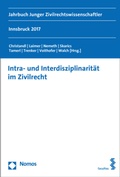 Cover: Intra- und Interdisziplinarit&auml;t im Zivilrecht - Nomos