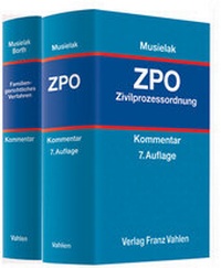 Abbildung von: Kommentar-Paket: Zivilprozessordnung + Familiengerichtliches Verfahren  - Vahlen