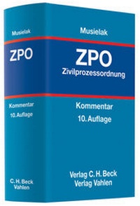 Abbildung von: Kommentar zur Zivilprozessordnung: ZPO - Vahlen