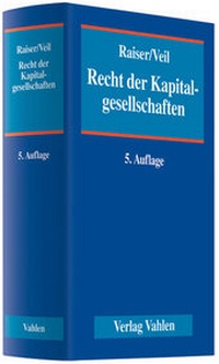 Abbildung von: Recht der Kapitalgesellschaften - Vahlen