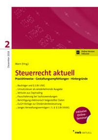 Abbildung von: Steuerrecht aktuell 2/2018 - NWB