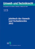 Abbildung von: Jahrbuch des Umwelt- und Technikrechts 2012 - Erich Schmidt Verlag