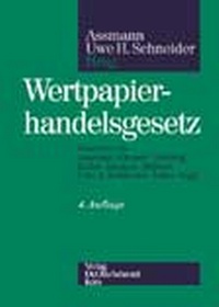 Abbildung von: Wertpapierhandelsgesetz - Otto Schmidt Verlag