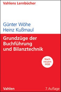 Abbildung von: Grundzüge der Buchführung und Bilanztechnik - Vahlen