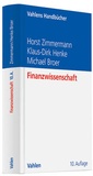 Cover: Finanzwissenschaft - Vahlen