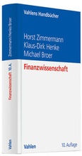 Cover: Finanzwissenschaft - Vahlen